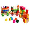 EN71 top vente pull toy toy train en bois toy train OEM / ODM train éducatif pour enfants